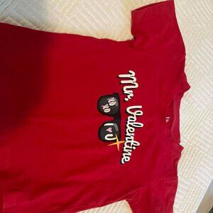 Toddler Boy 18 months-Valentine's Short Shirt-Graphic